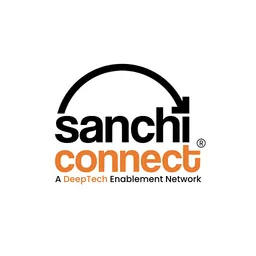 i-Hub Gujarat and SanchiConnect logo